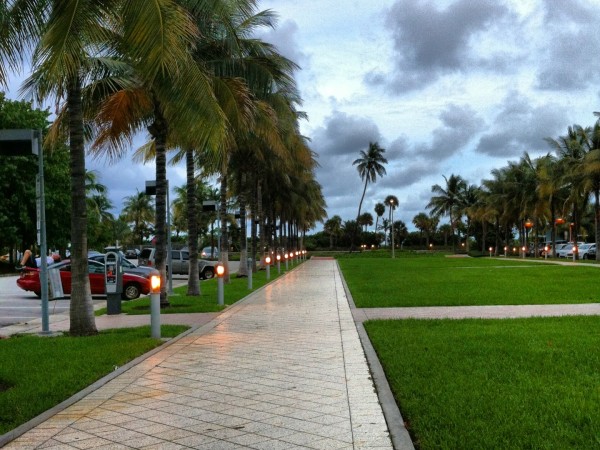 Auch dunkle Wolken gehören zu Miami