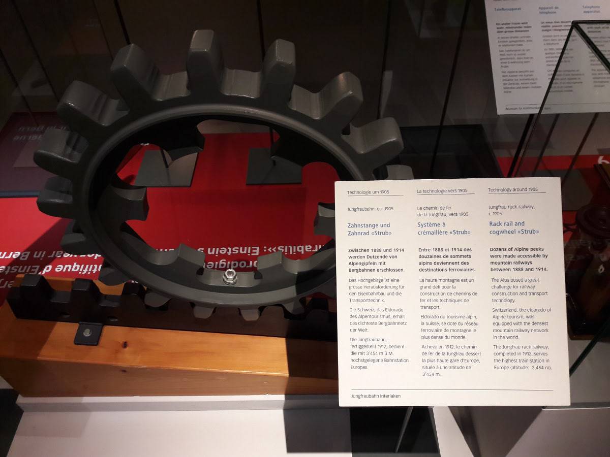 Albert Einstein Museum Zahnrad