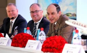 Qatar Airways Einführungsflug nach Adelaide und Pressekonferenz