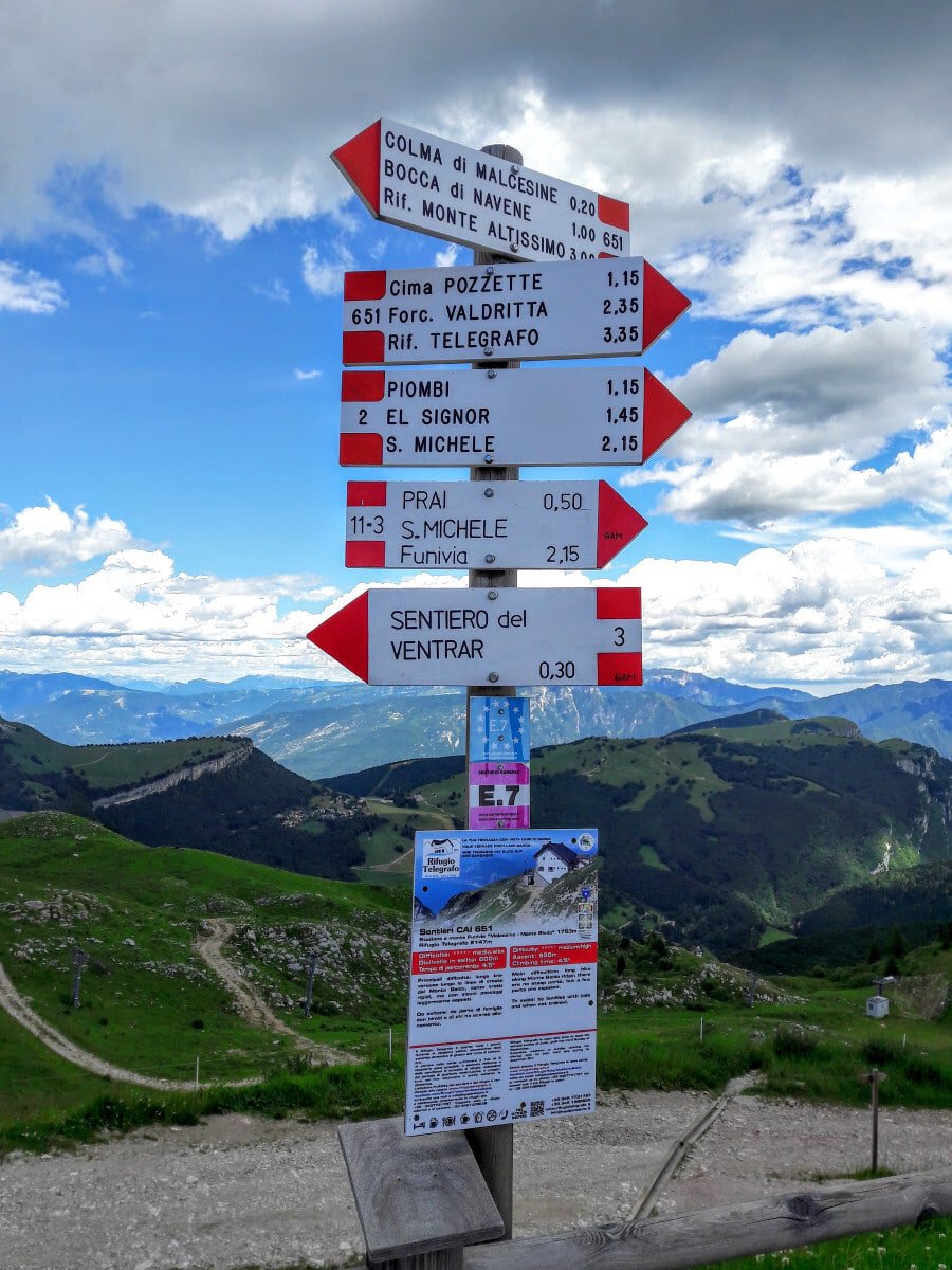 Monte Baldo am Gardasee - mein Aufstieg mit der Seilbahn