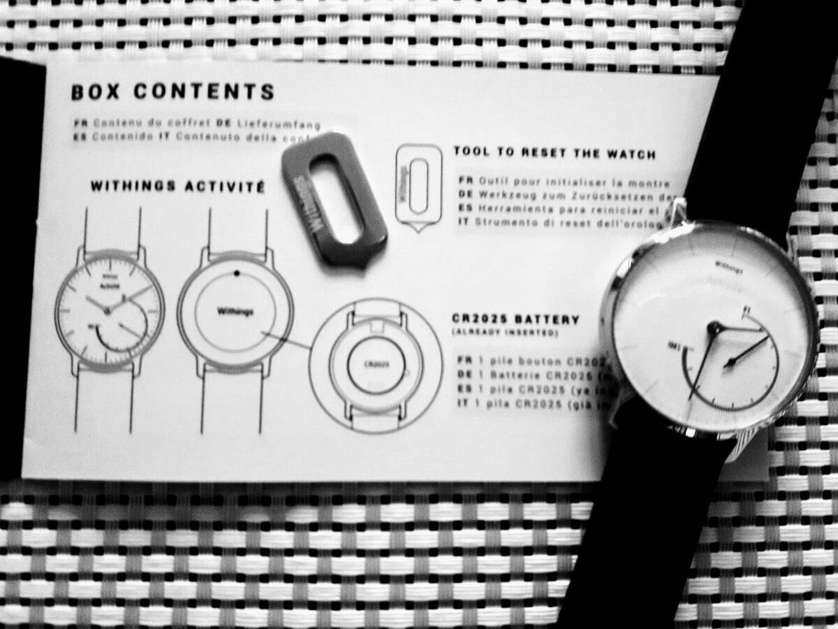 Withings Activite Steel Werkzeug