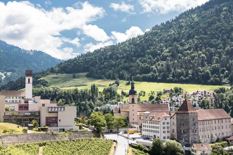 Chur, Graubünden, Schweiz, Rhätische-Bahn, Arosa, wandern, Brambruesch, Biken, Reformation, Museum, Forum-Würth, Kunsthaus, Stadtführung, Best Ager