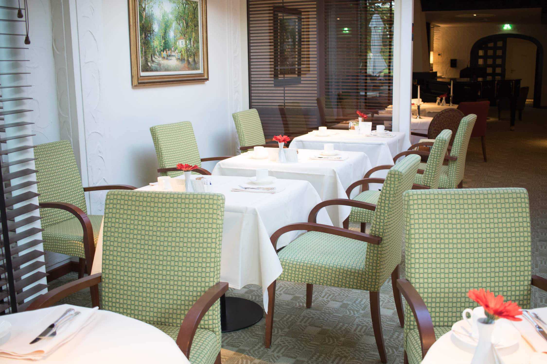 Restaurant de Wanne in Ootmarsum serviert die regionale und internationale gehobene Küche. Zutaten aus der Region, Hotel de Wiemsel, vier Sterne Premium,