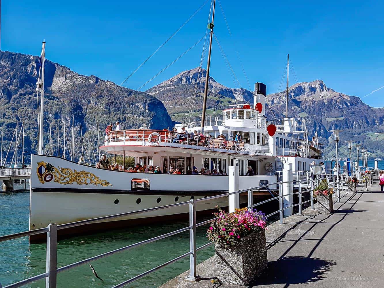 Kurzurlaub in der Schweiz - organisiert von Ameropa - von Luzern über den Vierwaldstättersee und dem Gotthardexpress nach Lugano - entspanntes Reisen