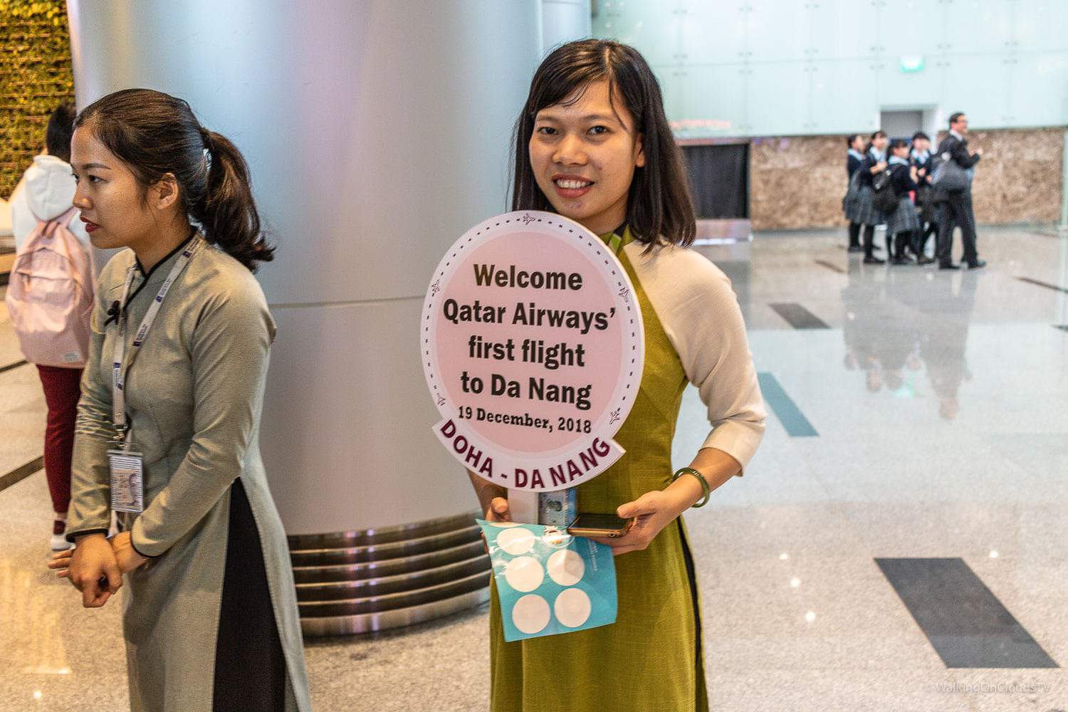 Qatar Airways Einführungsflug QR 994 - von Doha nach Da Nang mit der Boeing 787-8 - Dreamliner - in der Businessclass, Pressekonferenz und Galadinner