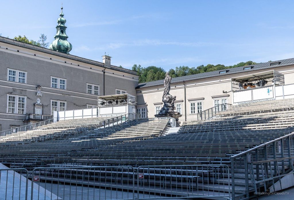 Salzburg erleben - Salzburger Festspiele und Sehenswürdigkeiten - Festung - Mozarthaus - Festspielhaus - Felsenreitschule - DomQuatier Museum - Fackeltanz - Residenzplatz