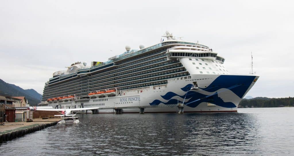 Alaska-Kreuzfahrt Princess Cruises - Royal Princess - Einschiffen - erster Eindruck - Kreuzfahrt erleben als Single, Best-Ager und Rentner - Was bietet das Schiff