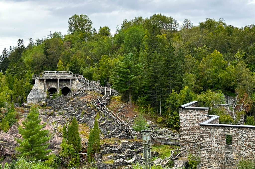 New York Kreuzfahrt von Quebec - meine Eindrücke - Chicoutimi - Ruinen der Zellstofffabrik