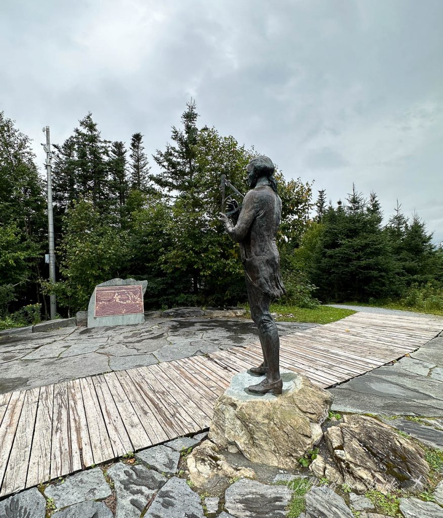 New York Kreuzfahrt von Quebec - meine Eindrücke - Corner Brook, Statue von James Cook